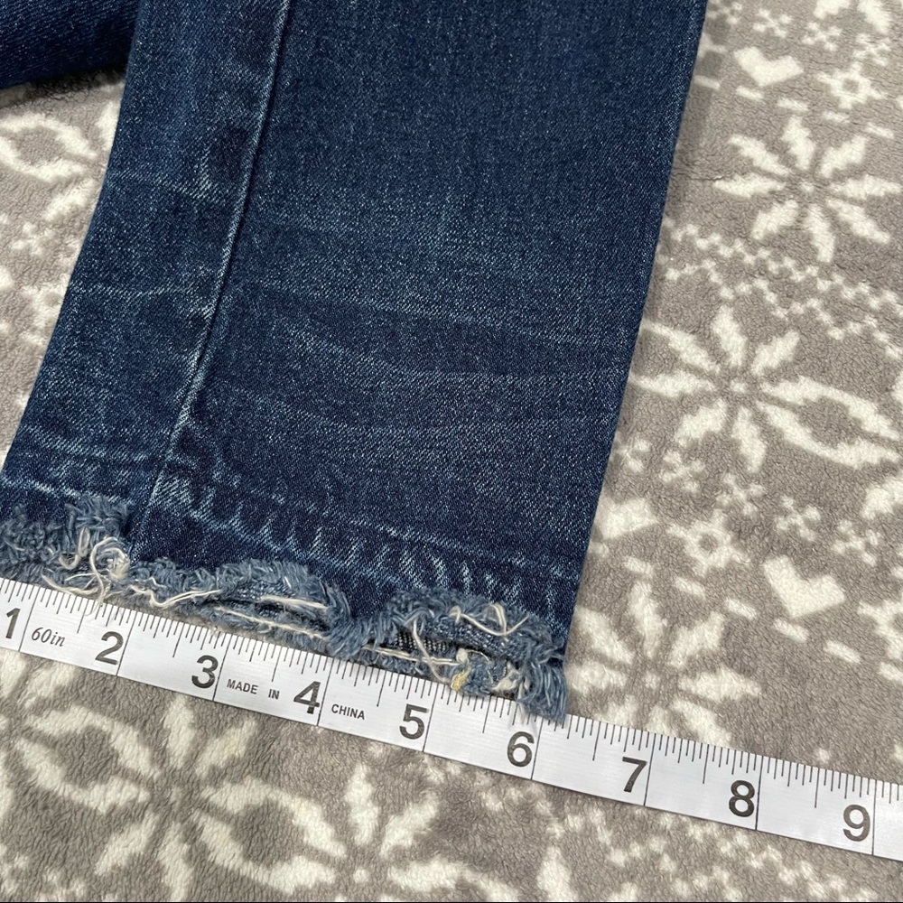 AMO Denim Babe True Blue High Rise Raw Hem - Picture 13 of 13